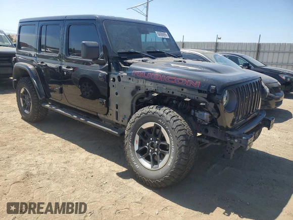 2020 Jeep Wrangler Unlimited Rubicon с VIN 1C4HJXFN3LW350249, выставлен на аукционе Copart как лот 60696895 с пробегом 56 577 миль миль и Списание • Salvage title. История ставок и продаж доступна на DreamBid. Изображение 4.