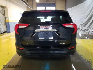 2022 GMC Terrain SLE with VIN 3GKALTEV8NL172647, listed as a Copart auction lot 52434345 with 236,584 mi miles and Clean Title. Bid and sale history available at carsss.com. Image 6.
