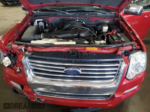 2010 Ford Explorer Limited with VIN 1FMEU7F82AUB03104, listed as a Copart auction lot 62063464 with 105,267 mi miles and Salvage Title. Bid and sale history available at carsss.com. Image 12.