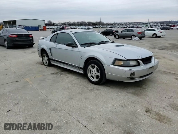 2002 Ford Mustang Standard with VIN 1FAFP40452F129857, listed as a Copart auction lot 45167465 with 0 mi miles and Salvage Title. Bid and sale history available at carsss.com. Image 10.