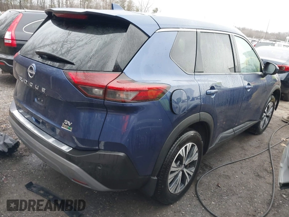 2023 Nissan Rogue SV z VIN JN8BT3BAXPW420562, wystawiony jako IAAI lot #41411007 z przebiegiem 11 608 mil mil oraz . Historia ofert i sprzedaży dostępna na DreamBid. Obrazek 4.