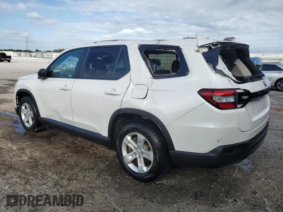 2023 Honda Pilot LX with VIN 5FNYG2H26PB014190, listed as a Copart auction lot 77021734 with 11,688 mi miles and Non Repairable. Bid and sale history available at carsss.com. Image 2.