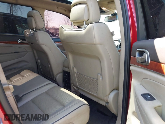 2011 Jeep Grand Cherokee Overland with VIN 1J4RR6GT7BC551649, listed as a IAAI auction lot 41897267 with 82,034 mi miles and . Bid and sale history available at DreamBid. Image 8.