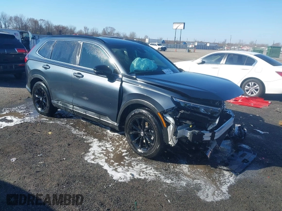 2024 Honda CR-V Sport with VIN 7FARS5H55RE031391, listed as a IAAI auction lot 41662628 with 16,140 mi miles and . Bid and sale history available at DreamBid. Image 1.