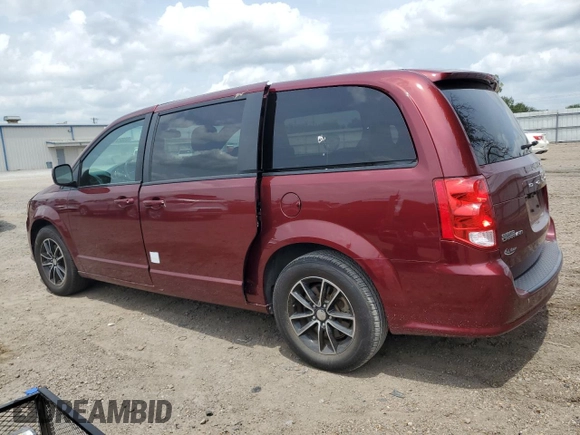 2018 Dodge Grand Caravan SXT z VIN 2C4RDGCG9JR138169, wystawiony jako Copart lot #55029105 z przebiegiem 52 782 mil mil oraz Szkoda całkowita • Salvage title. Historia ofert i sprzedaży dostępna na DreamBid. Obrazek 2.