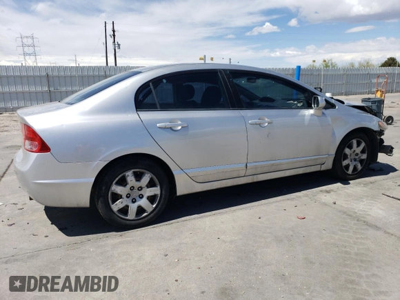 2008 Honda Civic LX with VIN JHMFA16568S001202, listed as a Copart auction lot 54562225 with 117,344 mi miles and Salvage Title. Bid and sale history available at DreamBid. Image 3.