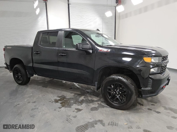 2019 Chevrolet Silverado 1500 Custom Trail Boss with VIN 1GCPYCEH8KZ388004, listed as a Copart auction lot 46548725 with 55,293 mi miles and Clean Title. Bid and sale history available at carsss.com. Image 4.