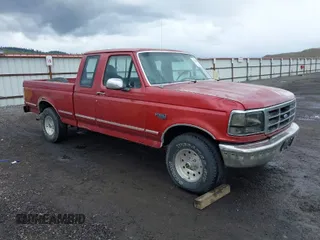 1993 Ford F-150 with VIN 1FTEX14N5PKB52304, listed as a IAAI auction lot 41885066 with 267,346 mi miles. Bid and sale history available at carsss.com. Image 1.