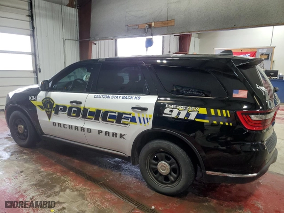 2023 Dodge Durango Pursuit with VIN 1C4SDJFT3PC692249, listed as a Copart auction lot 45533105 with 14,884 mi miles and Salvage Title. Bid and sale history available at carsss.com. Image 2.