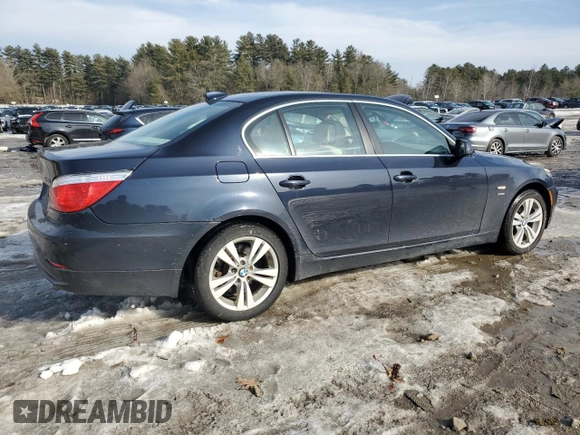 2010 BMW 5 Series 528i xDrive with VIN WBANV1C59AC389920, listed as a Copart auction lot 46808985 with 139,881 mi miles and Clean Title. Bid and sale history available at carsss.com. Image 3.