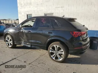 2022 Audi Q3 S line Premium Plus with VIN WA1EECF36N1019786, listed as a Copart auction lot 42395245 with 23,851 mi miles and Salvage Title. Bid and sale history available at carsss.com. Image 2.