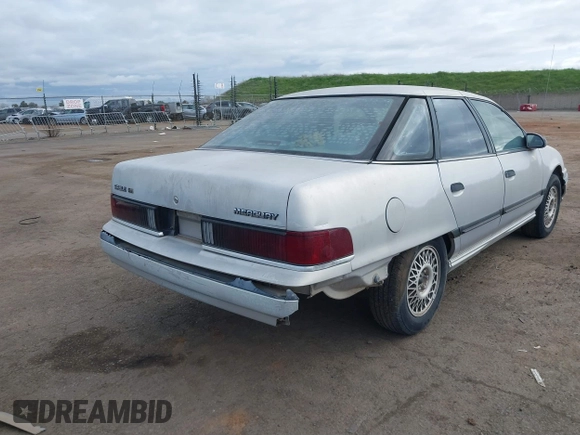 1991 Mercury Sable with VIN 1MECM50U6MG615570, listed as a IAAI auction lot 41742946 with 19,426 mi miles and . Bid and sale history available at DreamBid. Image 4.