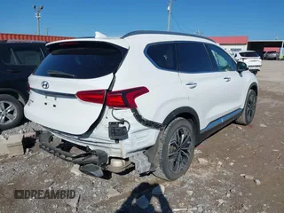 2019 Hyundai Santa Fe Limited with VIN 5NMS53AD4KH006013, listed as a IAAI auction lot 41411439 with 54,007 mi miles. Bid and sale history available at carsss.com. Image 4.