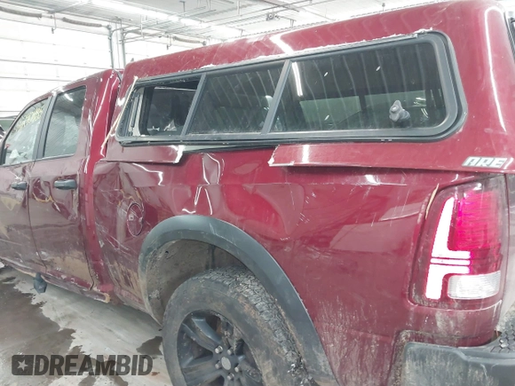 2021 Ram 1500 Classic Warlock with VIN 1C6RR7GT1MS506329, listed as a IAAI auction lot 41290485 with 56,819 mi miles. Bid and sale history available at carsss.com. Image 20.