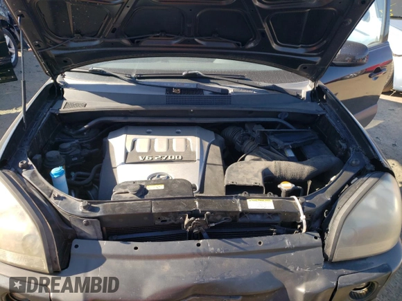 2005 Hyundai Tucson GLS with VIN KM8JN12D45U065618, listed as a Copart auction lot 77370754 with 87,525 mi miles and Salvage Title. Bid and sale history available at carsss.com. Image 12.