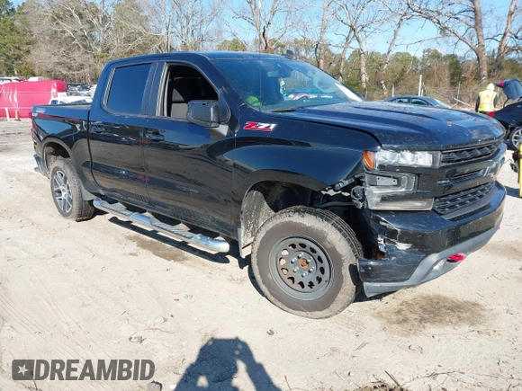 2020 Chevrolet Silverado 1500 LT Trail Boss with VIN 3GCPYFED9LG379148, listed as a IAAI auction lot 41246251 with 1 mi miles. Bid and sale history available at carsss.com. Image 1.
