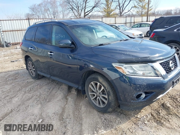 2014 Nissan Pathfinder Platinum with VIN 5N1AR2MM8EC685563, listed as a IAAI auction lot 41709443 with 139,155 mi miles and . Bid and sale history available at DreamBid. Image 1.