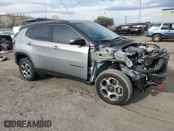 2022 Jeep Compass Trailhawk с VIN 3C4NJDDB7NT115212, выставлен на аукционе Copart как лот 50432345 с пробегом 20 093 миль миль и Списание • Salvage title. История ставок и продаж доступна на DreamBid. Изображение 4.