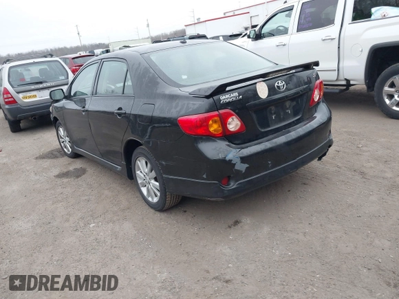 2010 Toyota Corolla with VIN 2T1BU4EEXAC362658, listed as a IAAI auction lot 41713512 with 165,892 mi miles. Bid and sale history available at carsss.com. Image 3.