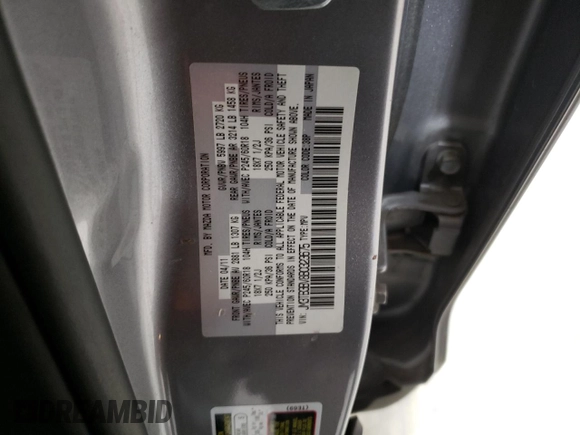 2011 Mazda CX-9 Sport with VIN JM3TB3BV8B0323675, listed as a Copart auction lot 80648434 with 108,700 mi miles and Salvage Title. Bid and sale history available at DreamBid. Image 14.