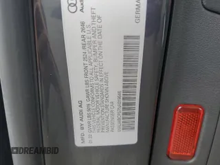 2022 Audi A5 Sportback Premium with VIN WAUABCF57NA019646, listed as a Copart auction lot 69119954 with 31,098 mi miles and Salvage Title. Bid and sale history available at carsss.com. Image 13.