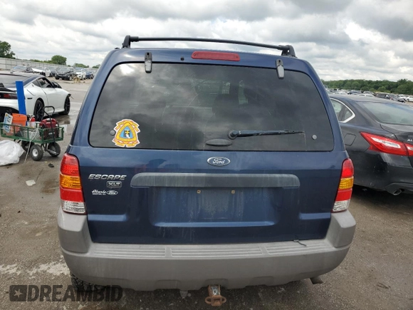 2002 Ford Escape XLT Choice with VIN 1FMYU04192KD87001, listed as a Copart auction lot 57860475 with 195,323 mi miles and Salvage title. Bid and sale history available at DreamBid. Image 6.