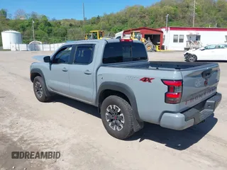 2024 Nissan Frontier SV with VIN 1N6ED1EK8RN668698, listed as a IAAI auction lot 42096224 with 5,295 mi miles and . Bid and sale history available at DreamBid. Image 3.