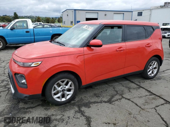2022 Kia Soul LX with VIN KNDJ23AU8N7158876, listed as a Copart auction lot 53147065 with 64,442 mi miles and Clean Title. Bid and sale history available at DreamBid. Image 1.