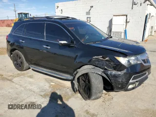 2011 Acura MDX Advance with VIN 2HNYD2H74BH527715, listed as a Copart auction lot 46184555 with 243,540 mi miles and Salvage title. Bid and sale history available at DreamBid. Image 4.