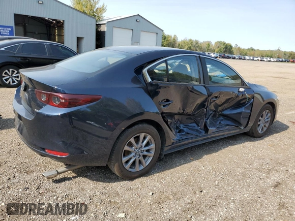 2021 Mazda 3 Preferred with VIN JM1BPBCL8M1308393, listed as a Copart auction lot 74256634 with 28,315 mi miles and Salvage Title. Bid and sale history available at DreamBid. Image 3.