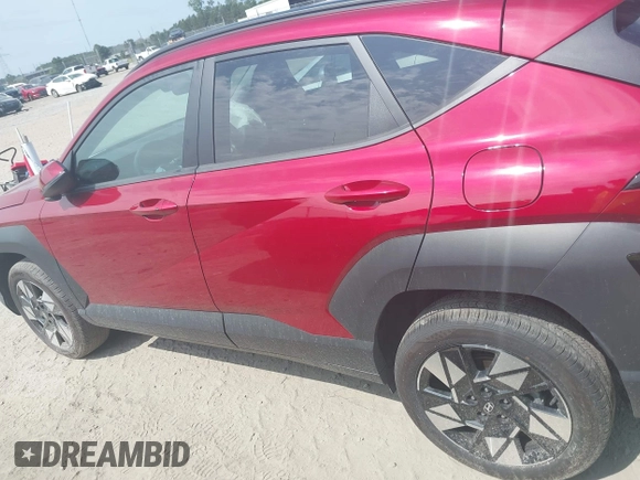 2024 Hyundai Kona SEL with VIN KM8HBCAB3RU106748, listed as a IAAI auction lot 42126099 with 25,166 mi miles and . Bid and sale history available at carsss.com. Image 14.