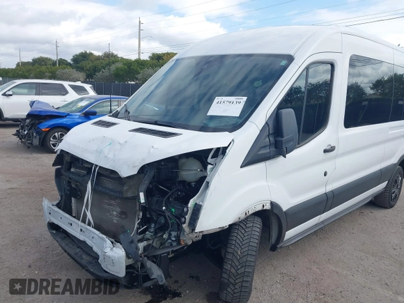 2019 Ford Transit Passenger XL with VIN 1FBAX2CM4KKB54426, listed as a IAAI auction lot 41579139 with 103,337 mi miles. Bid and sale history available at carsss.com. Image 19.