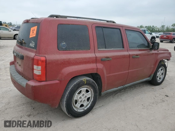 2009 Jeep Patriot Sport z VIN 1J4FT28A49D122175, wystawiony jako Copart lot #51518055 z przebiegiem 127 815 mil mil oraz Szkoda całkowita • Salvage title. Historia ofert i sprzedaży dostępna na DreamBid. Obrazek 3.