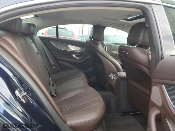 2019 Mercedes-Benz CLS with VIN WDD2J5JB4KA038112, listed as a Copart auction lot 43471595 with 38,374 mi miles and Clean Title. Bid and sale history available at carsss.com. Image 10.