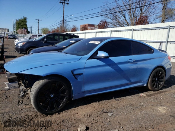 2017 BMW M4 with VIN WBS3R9C54HK709747, listed as a Copart auction lot 51333074 with 77,961 mi miles and Salvage Title. Bid and sale history available at carsss.com. Image 1.