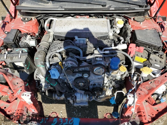 2022 Subaru WRX Premium with VIN JF1VBAF6XN9009430, listed as a Copart auction lot 41533625 with 36,946 mi miles and Salvage Title. Bid and sale history available at DreamBid. Image 11.