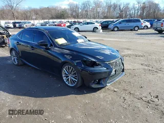 2015 Lexus IS 250 with VIN JTHCF1D22F5019222, listed as a IAAI auction lot 41205079 with 91,250 mi miles and . Bid and sale history available at DreamBid. Image 1.