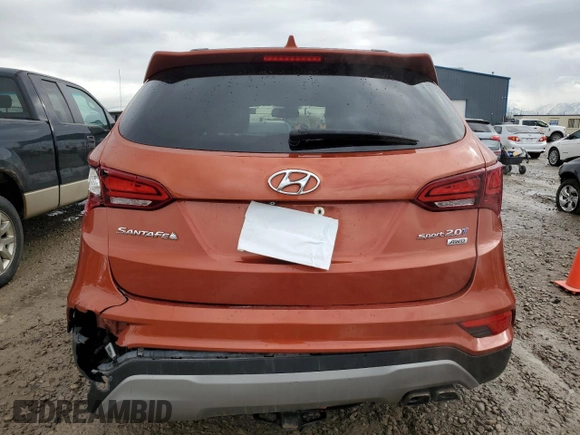 2017 Hyundai Santa Fe 2.0T с VIN 5XYZUDLAXHG471408, выставлен на аукционе Copart как лот 45493115 с пробегом 227 867 миль миль и Списание • Salvage title. История ставок и продаж доступна на DreamBid. Изображение 6.