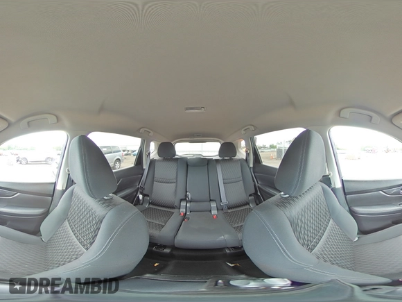 2017 Nissan Rogue SV with VIN KNMAT2MV4HP616669, listed as a Copart auction lot 62402375 with 60,196 mi miles and Salvage title. Bid and sale history available at DreamBid. Image 14.