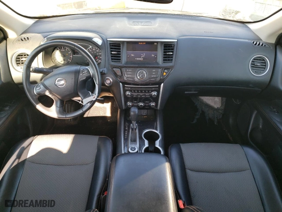 2019 Nissan Pathfinder S with VIN 5N1DR2MM2KC640448, listed as a Copart auction lot 89297665 with 85,261 mi miles and Salvage Title. Bid and sale history available at carsss.com. Image 8.