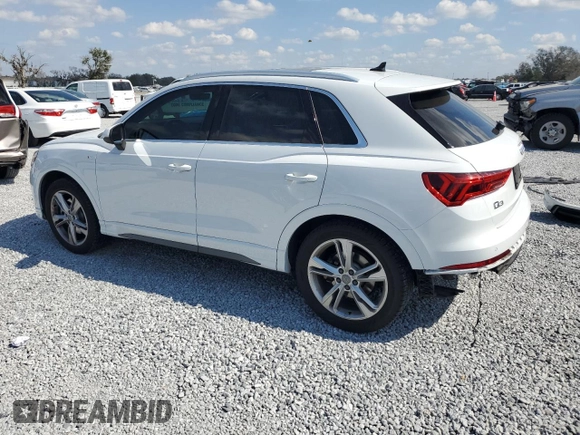 2019 Audi Q3 S line Premium Plus with VIN WA1EECF33K1071226, listed as a Copart auction lot 44584645 with 66,610 mi miles and Non Repairable. Bid and sale history available at carsss.com. Image 2.