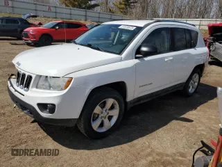 2012 Jeep Compass Latitude with VIN 1C4NJDEB8CD625375, listed as a Copart auction lot 51970575 with 160,996 mi miles and Clean Title. Bid and sale history available at carsss.com. Image 1.