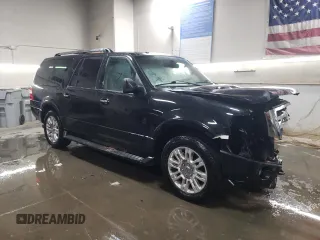 2011 Ford Expedition EL Limited with VIN 1FMJK2A51BEF06944, listed as a Copart auction lot 83030194 with 0 mi miles and Salvage Title. Bid and sale history available at carsss.com. Image 4.