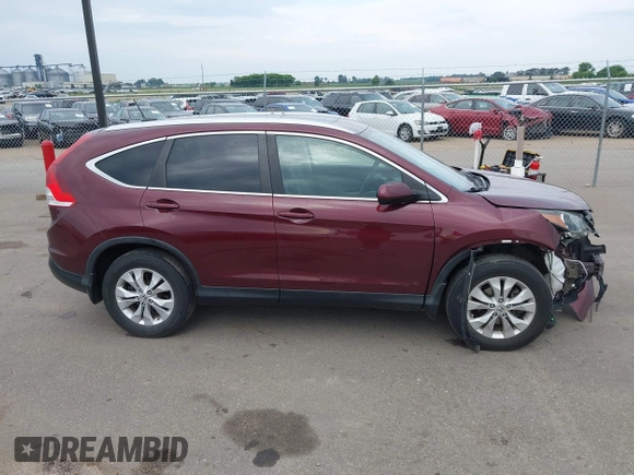 2013 Honda CR-V EX-L with VIN 5J6RM4H79DL076089, listed as a IAAI auction lot 42445825 with 168,076 mi miles and . Bid and sale history available at DreamBid. Image 14.
