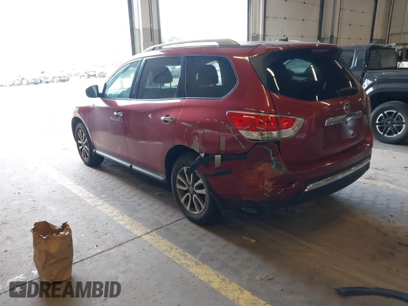 2013 Nissan Pathfinder SL with VIN 5N1AR2MN1DC644053, listed as a IAAI auction lot 41944570 with 86,861 mi miles and . Bid and sale history available at DreamBid. Image 3.