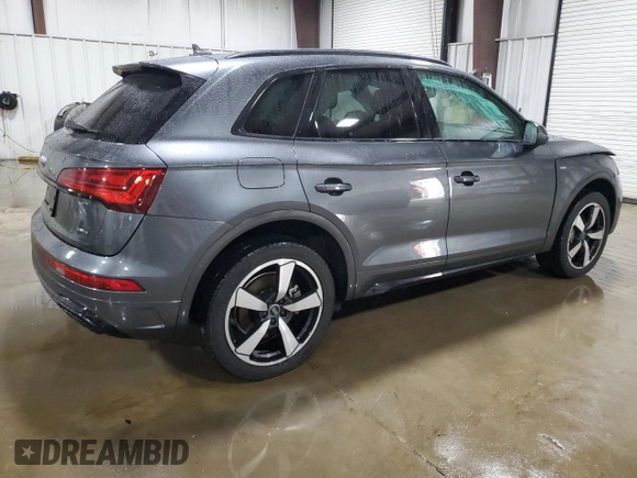 2022 Audi Q5 S line Premium Plus with VIN WA1EAAFY2N2120863, listed as a Copart auction lot 58784045 with 35,020 mi miles and Salvage title. Bid and sale history available at DreamBid. Image 3.