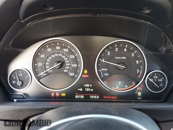 2016 BMW 3 Series 320i xDrive with VIN WBA8A3C59GK690321, listed as a Copart auction lot 88725945 with 83,156 mi miles and Salvage Title. Bid and sale history available at DreamBid. Image 9.