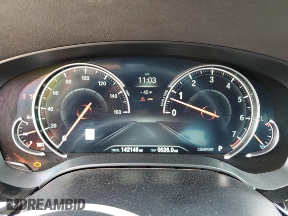 2018 BMW 6 Series 640i xDrive z VIN WBAJV6C52JBJ99507, wystawiony jako Copart lot #52184495 z przebiegiem 142 145 mil mil oraz Szkoda całkowita • Salvage title. Historia ofert i sprzedaży dostępna na DreamBid. Obrazek 9.