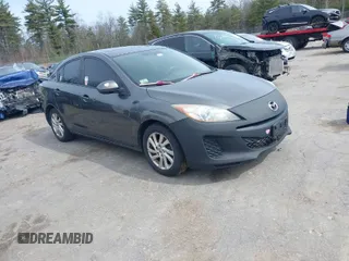 2012 Mazda Mazda3 i Grand Touring with VIN JM1BL1W88C1679758, listed as a IAAI auction lot 41947522 with 195,715 mi miles. Bid and sale history available at carsss.com. Image 1.