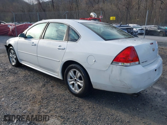 2012 Chevrolet Impala LS Fleet with VIN 2G1WF5E3XC1331193, listed as a IAAI auction lot 41864865 with 175,486 mi miles and . Bid and sale history available at DreamBid. Image 3.